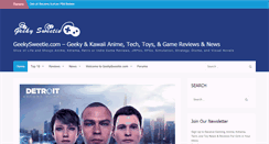 Desktop Screenshot of geekysweetie.com